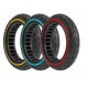 Solid Rubber Tire 10'' With Colored Trim