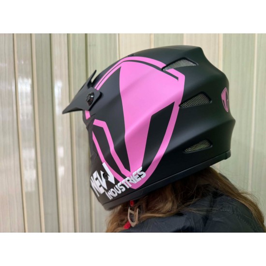 Full Face Κράνος Downhillmoon Μαύρο 