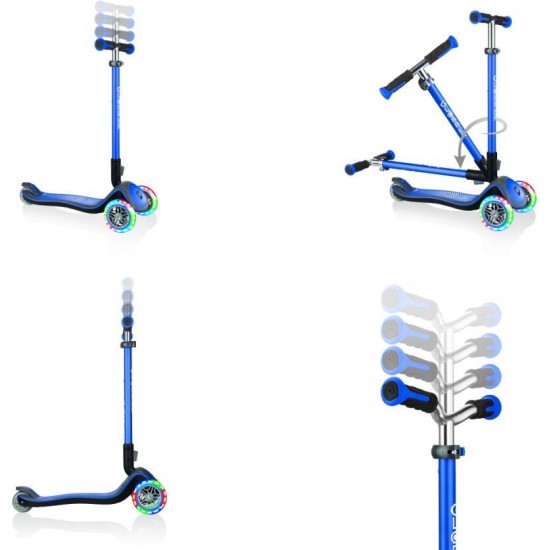 Globber Πατίνι Elite Deluxe-Lights Μπλε