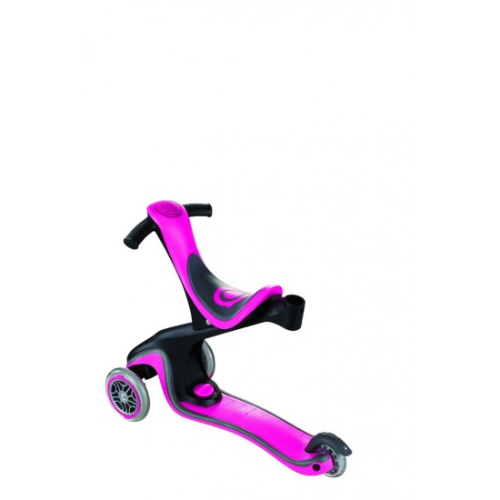 Globber Evo - Comfort Καροτσάκι , Περπατούρα ,Πατίνι Ροζ
