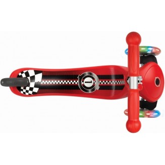 Globber Primo Fantasy - Lights Racing κόκκινο 