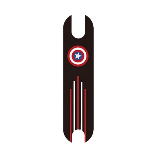 Αυτοκόλλητος Τάπητας Captain America Για Ηλεκτρικό Πατίνι  Xiaomi M365 , Essential, 1S